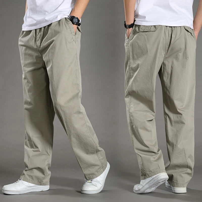 Rivet Cotton Cargo Pants