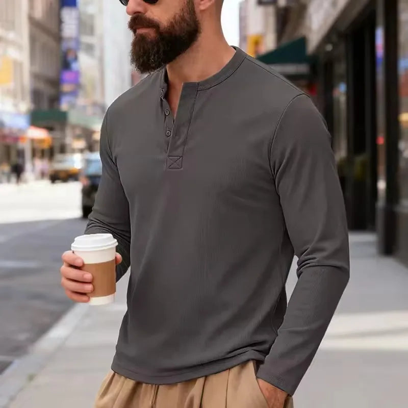 Overtime Long-Sleeve Henley