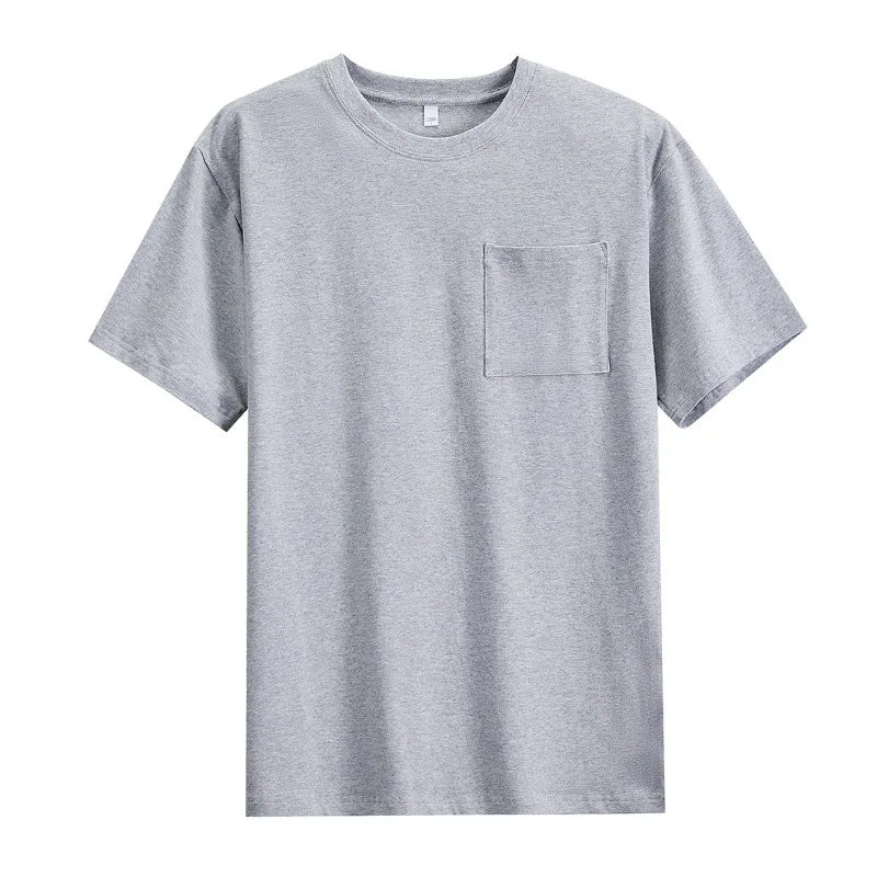 Clock-In Cotton Pocket Tee