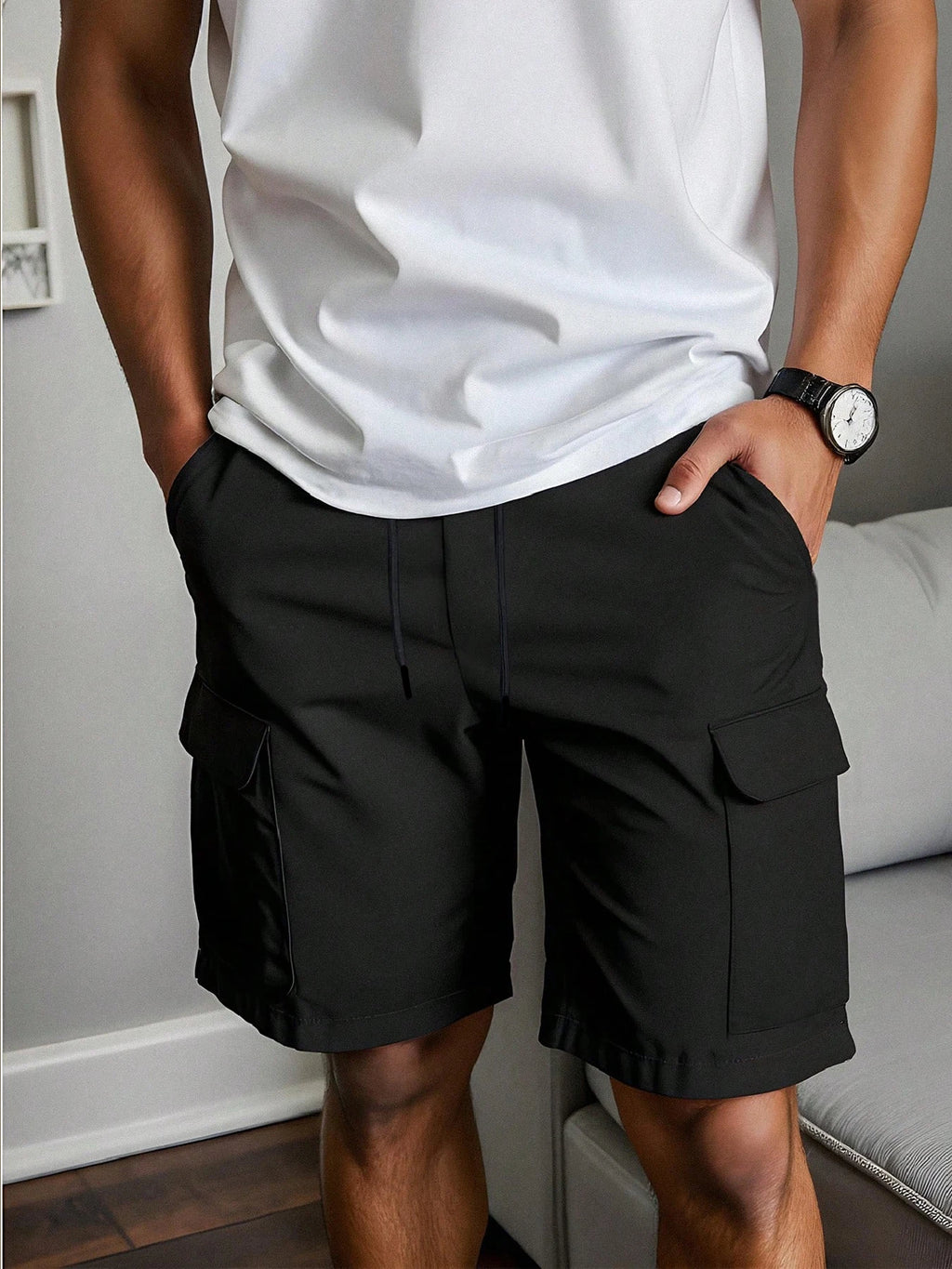 Relaxed Woven Cargo Short