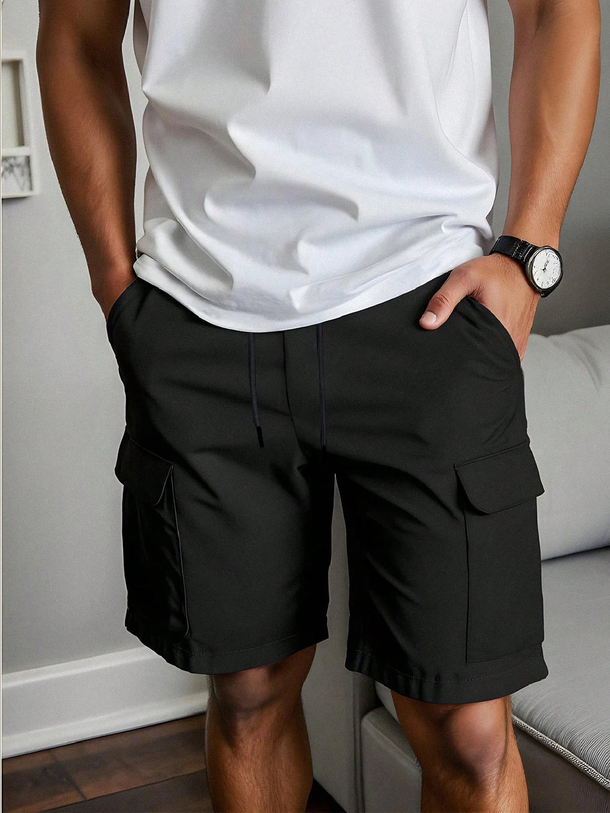 Off-Clock Woven Cargo Shorts
