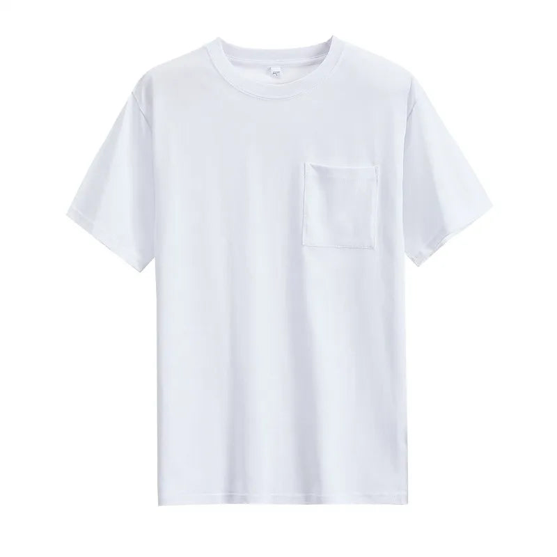 Clock-In Cotton Pocket Tee