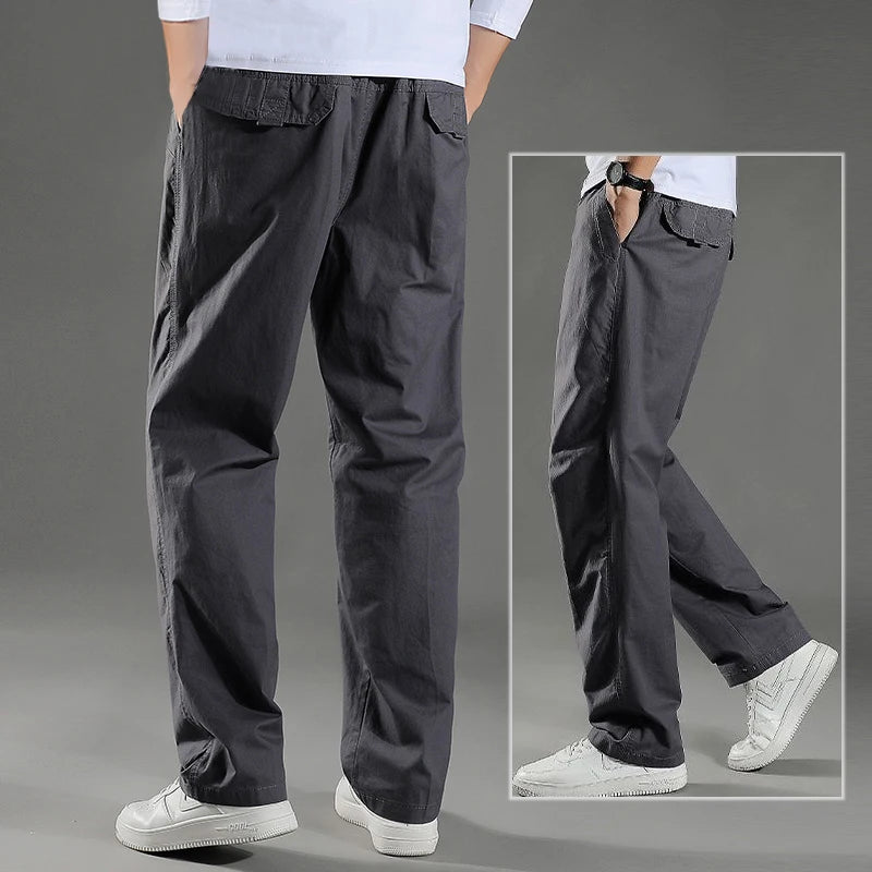 Rivet Cotton Cargo Pants