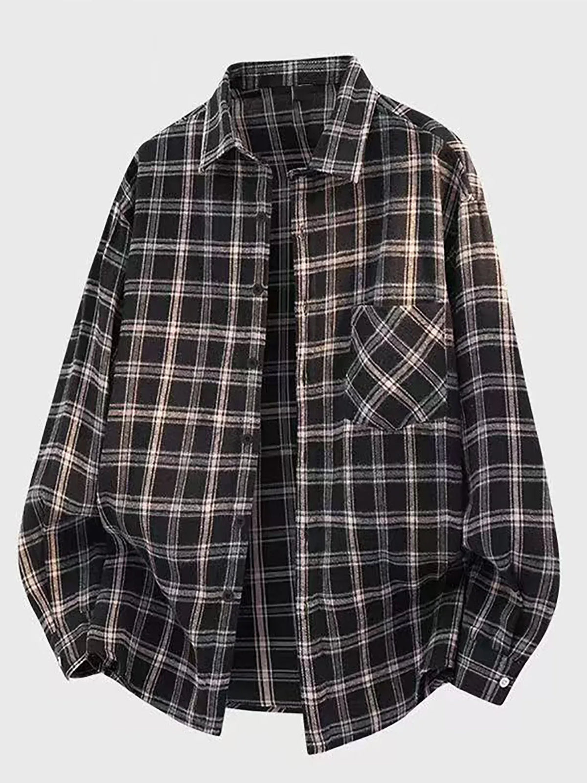 Shift Change Plaid Overshirt