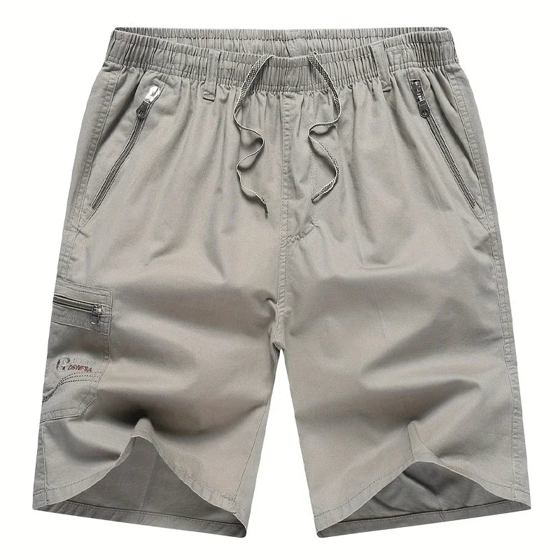 Cotton Drawstring Cargo Short