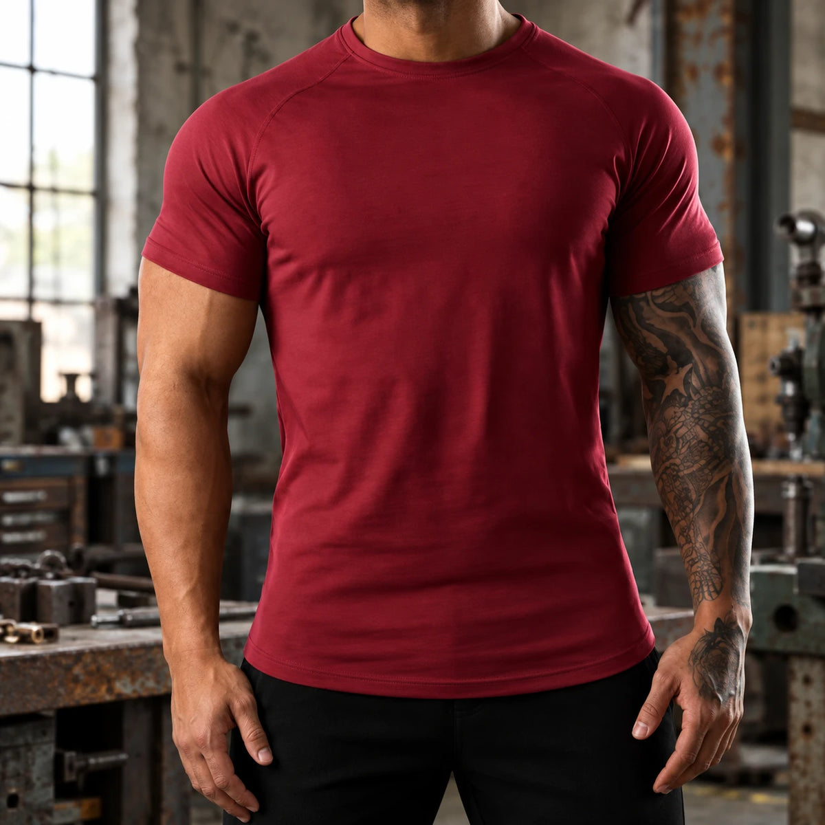 Shop Floor Stretch Crew Tee