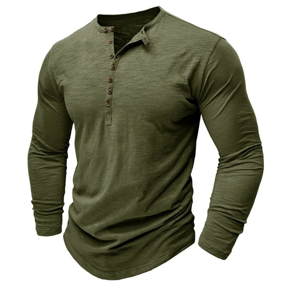 Long Haul Cotton Henley