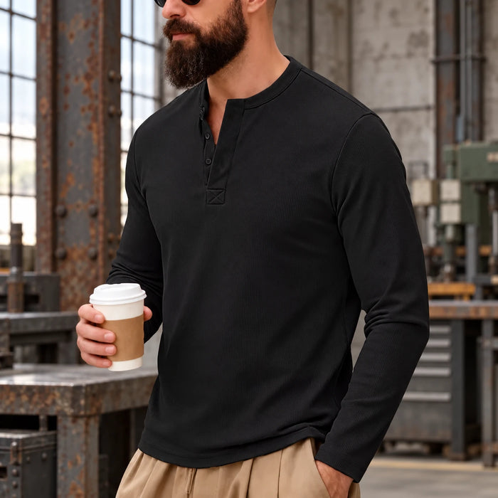 Overtime Long-Sleeve Henley
