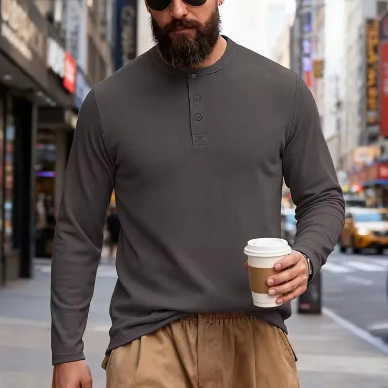 Overtime Long-Sleeve Henley